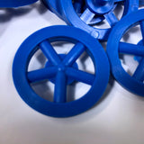 Co2 Dragster Wheels - Hobby Wheels for Miniature Cars and Educational Project Kits using 1/8" Axles - Co2 Dragster Product Line - Activity Based Supplies